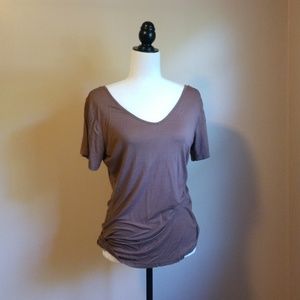 NWOT Light Brown Crisscrossed Back